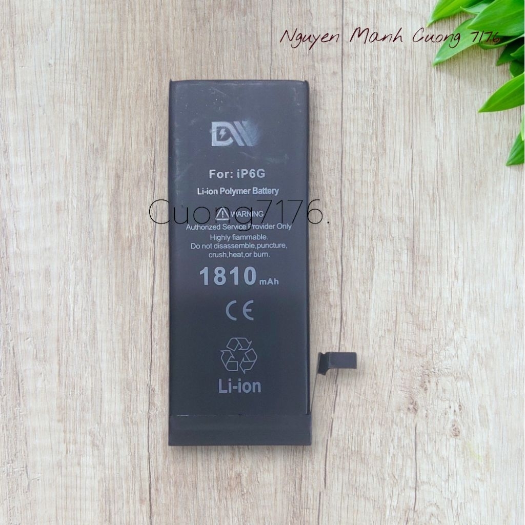 Pin Tiêu Chuẩn (1810mAh) Đã Qua Sử Dụng Còn 100% Dành Cho 6G Hãng DV