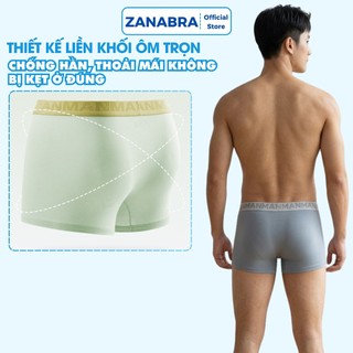 Quần lót nam sip đùi kháng khuẩn cao cấp dáng boxer vải cotton thun co giãn 4 chiều ZANABRA N3999