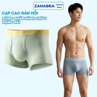 Quần lót nam sip đùi kháng khuẩn cao cấp dáng boxer vải cotton thun co giãn 4 chiều ZANABRA N3999