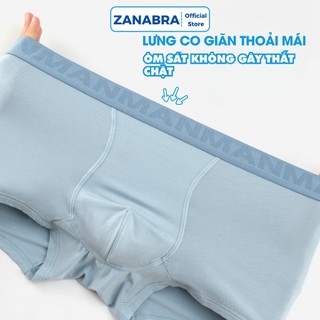 Quần lót nam sip đùi kháng khuẩn cao cấp dáng boxer vải cotton thun co giãn 4 chiều ZANABRA N3999