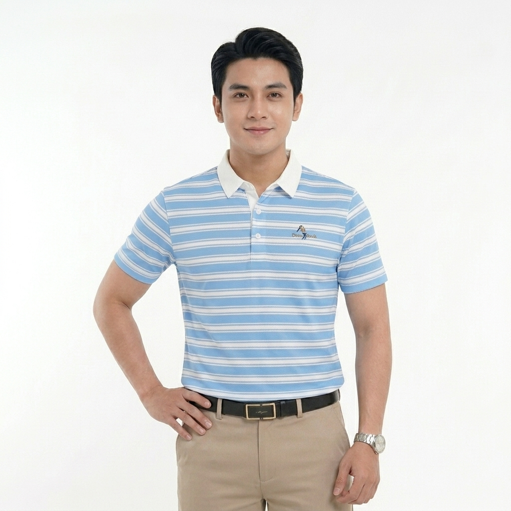 Áo Polo Nam Kẻ Ngang AZ FASHION Cao Cấp Áo Thun Ngắn Tay Phom Vừa Vặn Thoáng Mát Đi Chơi Co Giãn