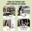 Thùng 20 gói giấy ăn rút Topgia 3 màu cao cấp 4 lớp, mềm mịn