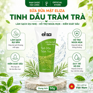 [CHÍNH HÃNG] Sữa rửa mặt ngừa mụn Eliza tinh dầu Tràm Trà 50g