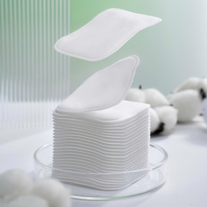 Gói 255 Miếng Lasoirée Bông Tẩy Trang Vuông 100% Cotton mềm mịn không xơ bông