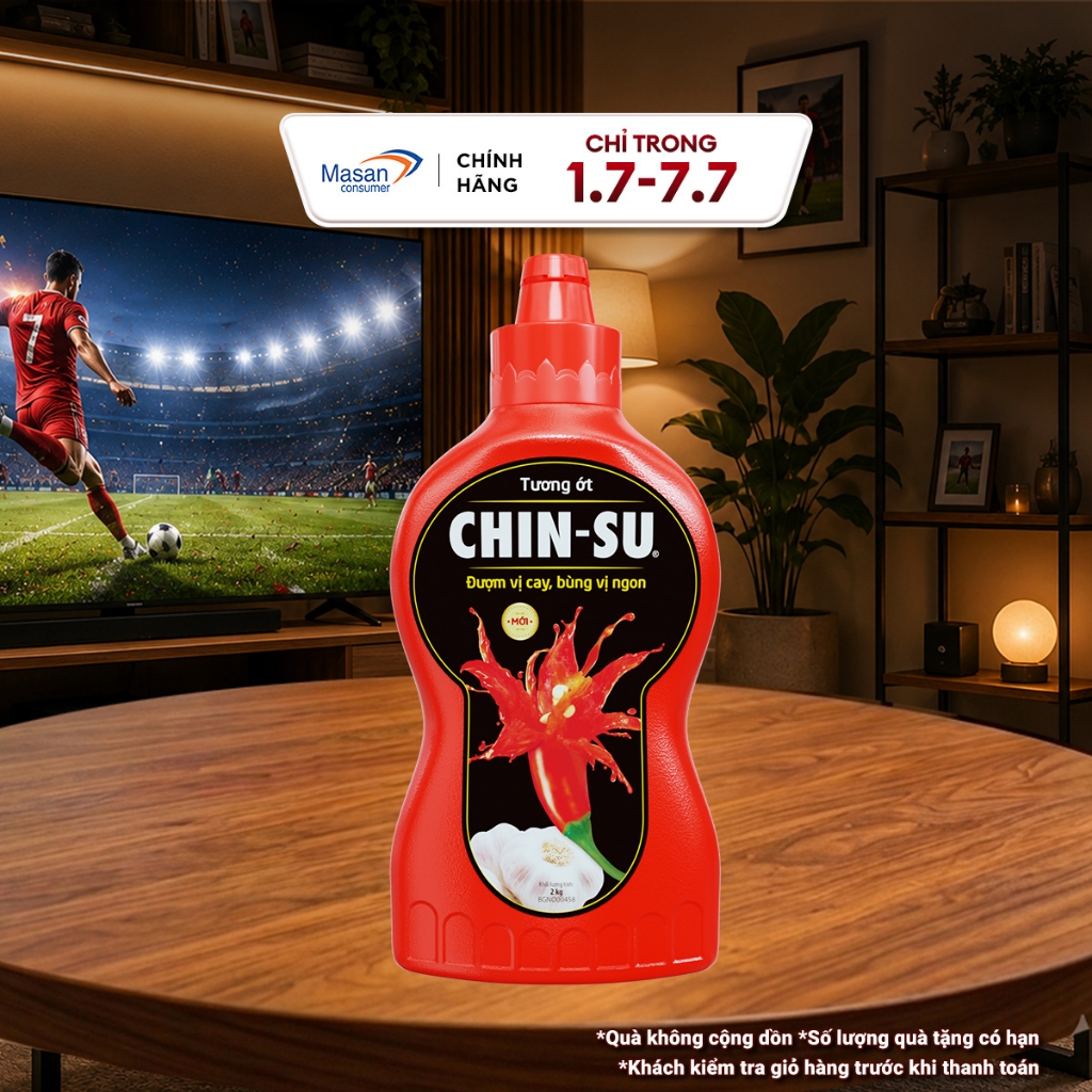 [Chọn loại] Tương Ớt CHIN-SU chai 2kg (Bao bì có thể thay đổi theo đợt nhập hàng)