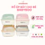 Rổ úp bát Babyboo có khay ráo nước, Khay úp chén bát ăn dặm cho bé có máng hứng nước tiện lợi
