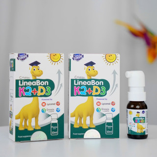 Lineabon Vitamin D3 K2 dạng xịt tiện lợi - Hỗ Trợ Hấp Thu Canxi Cho Trẻ (lọ 10ml)