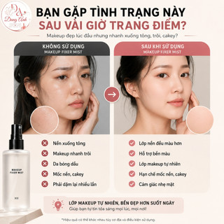 Xịt Khóa Nền 3CE Makeup Fixer Mist 100ml - Xịt Cố Định Lớp Trang Điểm Lâu Trôi, Phun Sương Mịn