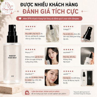 Xịt Khóa Nền 3CE Makeup Fixer Mist 100ml - Xịt Cố Định Lớp Trang Điểm Lâu Trôi, Phun Sương Mịn