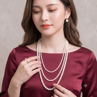 [ DAISYN ] N458 choker ,dây chuyền mang áo dài , vòng cổ mang áo dài, dây chuyền hạt ngọc trai nhân tạo đá  3 sợi dài