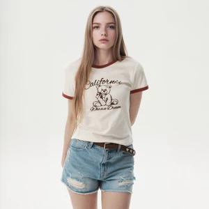 Áo Thun WHO.A.U Steve Graphic Ringer T-shirt[B]_WHRAGB753F