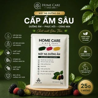 Mặt nạ cấp ẩm chính hãng Home Care, phục hồi, căng mịn, chiết xuất dâu tằm (Mulberry Face Mask)