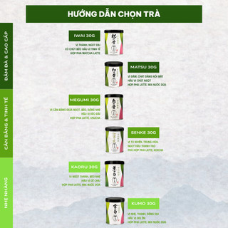 Bột Trà Xanh Thơm Ngọt Dịu Unami Ngọt Tự Nhiên Shohokuen Matcha Japan Kyoto Uji Green Tea Powder M08
