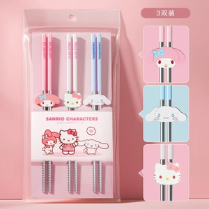 Đũa nhựa cao cấp họa tiết hoạt hình cute phụ kiện bàn ăn dễ thương MUN STORE DUAKI12