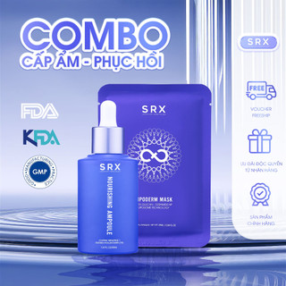 Combo Phục Hồi & Chống Lão Hóa SRX – Mặt Nạ Tế Bào Gốc Lipoderm Mask & Serum Nourishing Ampoule