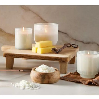 [HàngCaoCấp] 1KG Sáp Đậu Nành Nguyên Chất TẶNG KÈM Tinh Dầu+Vỏ Nến Tealight Nguyên Liệu Làm Nến Thơm