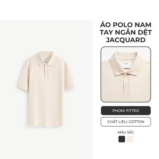 Áo Polo Tay Ngắn Nam Cổ Jacquard Form Fitted - Routine 10F25POL003