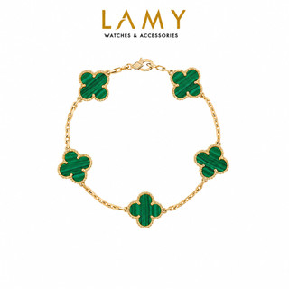Vòng tay nam nữ LAMY Flower Clover Bracelet Gold 2266