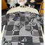 ⚡️[Hight Quality] Áo Phông Len Nam Nữ Grey Black T Shits - Điểm Nhấn Chữ Đen Trắng Dệt Kim Cao Cấp Loại 1