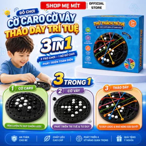 Đồ Chơi Cờ Caro Cờ Vây Tháo Dây Trí Tuệ Cho Bé Đồ Chơi Giáo Dục Tương Tác Gia Đình