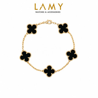 Vòng tay nam nữ LAMY Flower Clover Bracelet Gold 2266