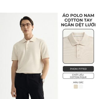 Áo Polo Nam Ngắn Tay Premium Phối Tape Form Fitted - Routine 10F25POL018
