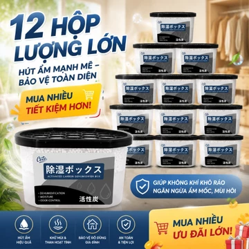 Hộp hút ẩm， giải quyết triệt để vấn đề ẩm mốc,hút ẩm tốt, khử mùi hôi, thay lõi được,Áp dụng cho mọi tình huống