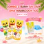 Combo 3 Hộp Bánh Ăn Dặm DHA MAMACOOK 42g đủ vị - Bổ Sung DHA, Hỗ Trợ Tiêu Hóa Bé 6M+