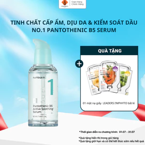 Serum NUMBUZIN No.1 B5 cấp ẩm, dịu da & kiểm soát dầu 50ml