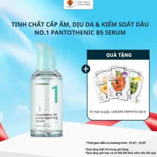 [KOL] Tinh chất cấp ẩm NUMBUZIN No.1 Pantothenic B5 Active Soothing Serum làm dịu da và kiểm soát dầu 50ml
