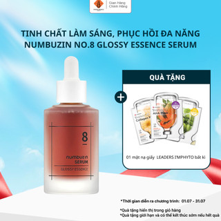 Tinh chất dưỡng da NUMBUZIN No.8 Glossy Essence Serum làm sáng, phục hồi đa năng 50ml