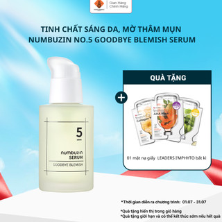 Tinh chất sáng da, mờ thâm mụn NUMBUZIN No.5 Goodbye Blemish Serum 50ml