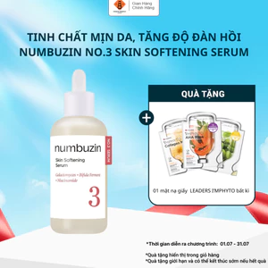 Tinh chất mịn da NUMBUZIN No.3 Skin Softening Serum se khít lỗ chân lông, tăng độ đàn hồi 50ml