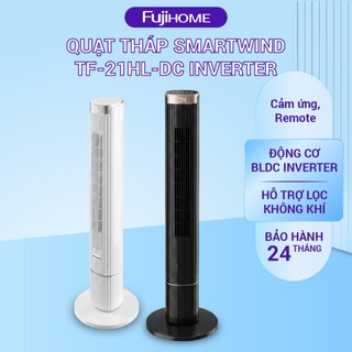 Quạt Tháp Không Cánh Fujihome TF-21HL-DC – Quạt DC Inverter Lọc Không Khí, Siêu Êm, Tiết Kiệm Điện