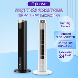 Fujihome TF-21L-DC Quạt Tháp Inverter Thông Minh – Gió Êm, Lọc Không Khí, Điều Khiển Cảm Ứng