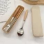Bộ dụng cụ ăn uống thép không gỉ họa tiết hoạt hình cute kèm hộp đựng MUN STORE B3THIADUASAN288