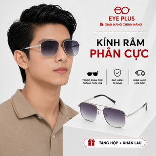 Kính Mát Dáng Phi Công Eye Plus 5188 Gọng Kính Kim Loai Chuôi Bọc Nhựa Mắt Kính Chống Nắng Và UV400