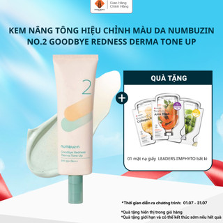 Kem nâng tông hiệu chỉnh màu da NUMBUZIN No.2 Goodbye Redness Derma Tone Up 50ml