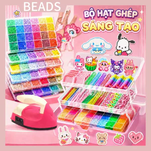 【🎉Bộ hạt xếp】Bộ DIY 2.6mm đầy đủ | Bao gồm bàn ủi và khuôn ghép hạt | Đồ chơi sáng tạo cho trẻ em | Đồ chơi thủ công DIY