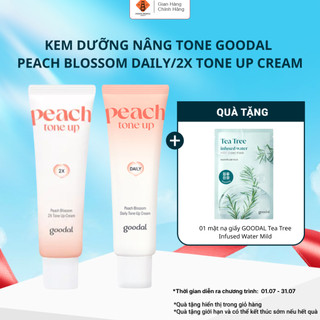 [Date 06/11/2026] Kem dưỡng nâng tone GOODAL Peach Blossom Daily/2X dưỡng ẩm, nâng tone sáng da chiết xuất đào 50ml