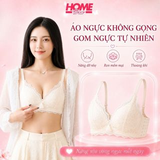 Áo ngực nữ chất ren mút mỏng cao cấp thiết kế mềm mại - Áo lót nữ không gọng 3 nấc cài bản to A2004
