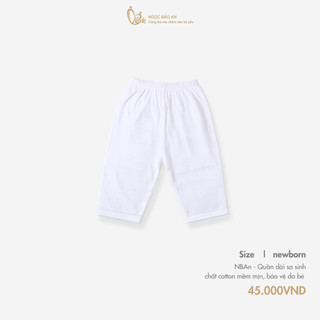 HONEY (0-3M) Quần dài trơn sơ sinh cho bé chất cotton mềm mịn, thoáng mát an toàn cho da bé.