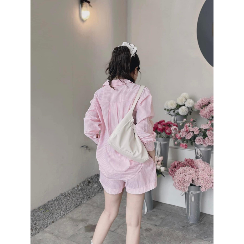 Set đồ nữ Dona HCOM25337, Đồ bộ nữ chất vải cotton mền mại thoáng mát cho mùa hè