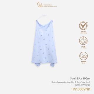 M&B (85x100cm) Khăn choàng đa năng cho bé bú khi ra ngoài chất cotton thoáng mát, siêu tiện lợi.