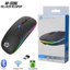 Chuột Không Dây HP-W10 Bluetooth 5.0 & 2.4G Sạc Pin Type-C, Chuột Silent LED RGB, Độ Nhạy Cao-BH 12T