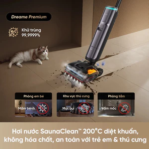 Máy Hút Bụi Lau Sàn Cầm Tay Dreame H16 Pro Steam Giặt Dẻ Nước Nóng - Bảo Hành Chính Hãng 24 Tháng