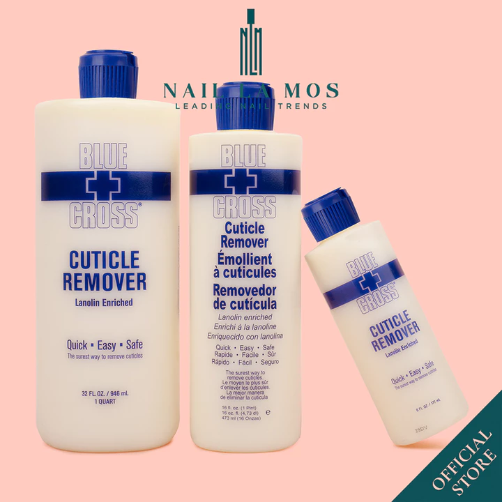 Nước làm mềm da nail Blue Cross chính hãng nhập khẩu Mỹ không cần ngâm nước tiết kiệm thời gian (177ml, 473ml, 946ml)