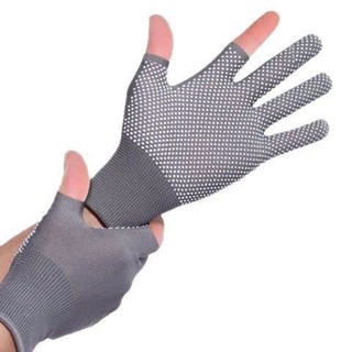 Set 10, 20 Đôi Găng Tay Hở 2 Ngón Phủ Hạt Nhựa Chống Trượt - Găng Tay Lái Xe Shipper, Chống Nắng, Cảm Ứng Điện Thoại, C