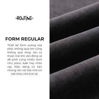 Áo Thun Tay Ngắn Nam Hình Thêu Form Regular - Routine 10F25TSS009