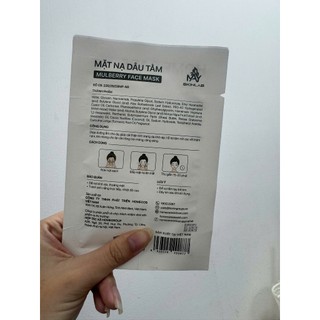 Mặt nạ cấp ẩm chính hãng Home Care, phục hồi, căng mịn, chiết xuất dâu tằm (Mulberry Face Mask)